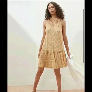 Banana Republic Knit Flounce Shift Dress